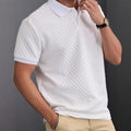 Old Money Polo T-shirt Men's Casual Jacquard Short-sleeve