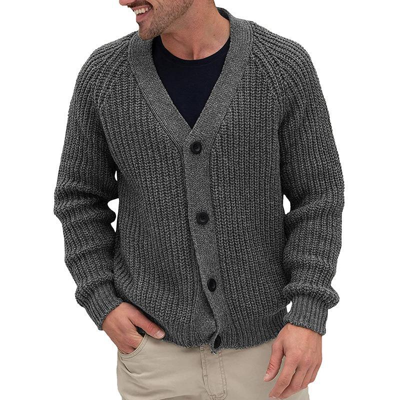 Autumn And Winter New Sweater Cardigan old money style for Men