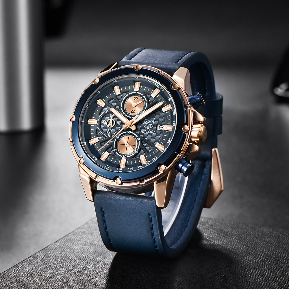 Old Money Binya Multifunction Watch Men's Quartz Watch