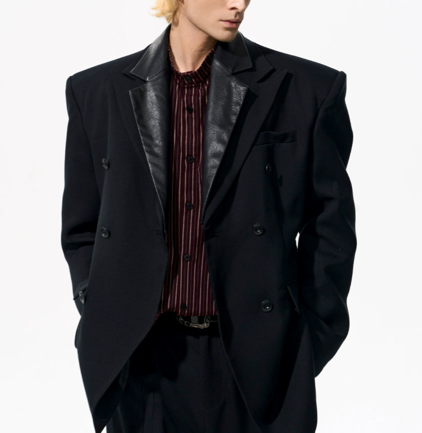 Old Money Detachable Wool Tencel Peplum Blazer