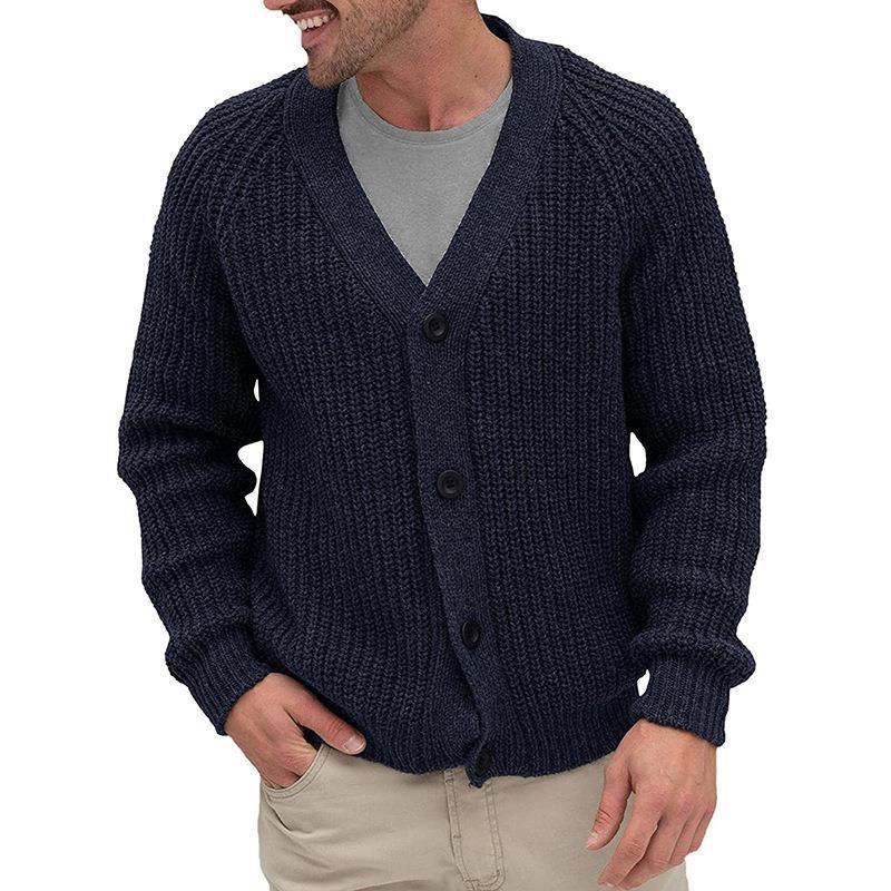 Autumn And Winter New Sweater Cardigan old money style for Men