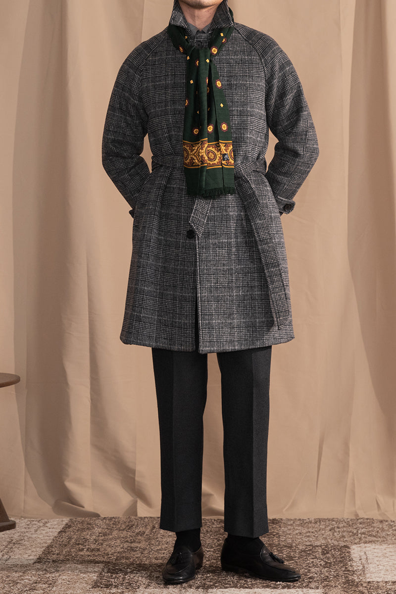Old Money Men's Wool Warm Mid-length Coat