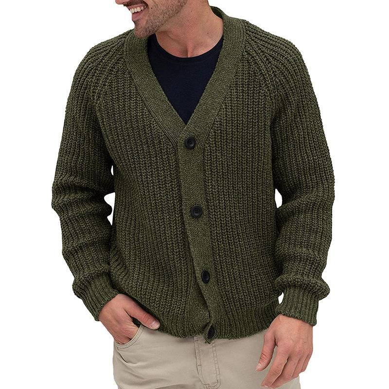 Autumn And Winter New Sweater Cardigan old money style for Men