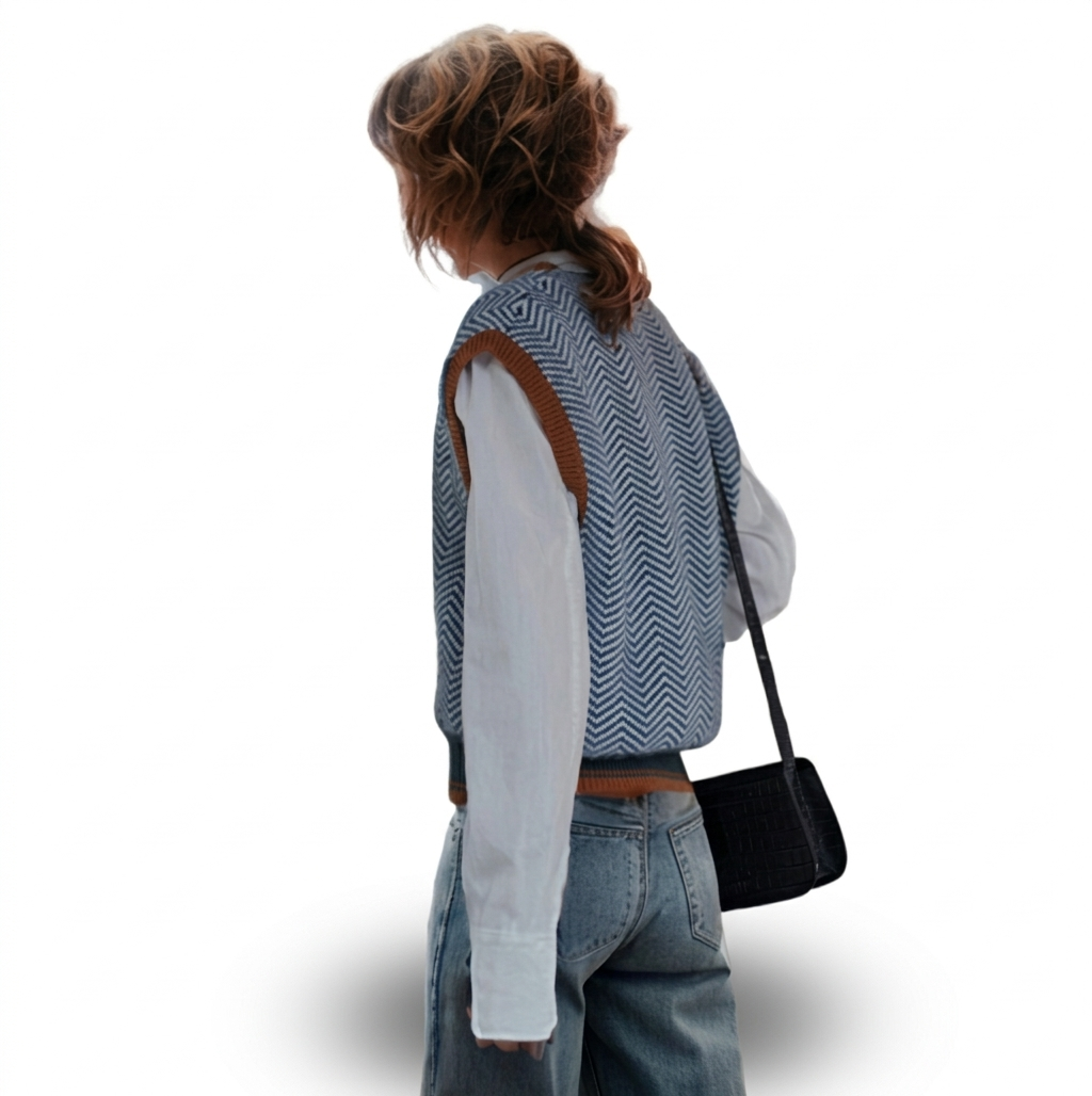 Varsity Knit Vest