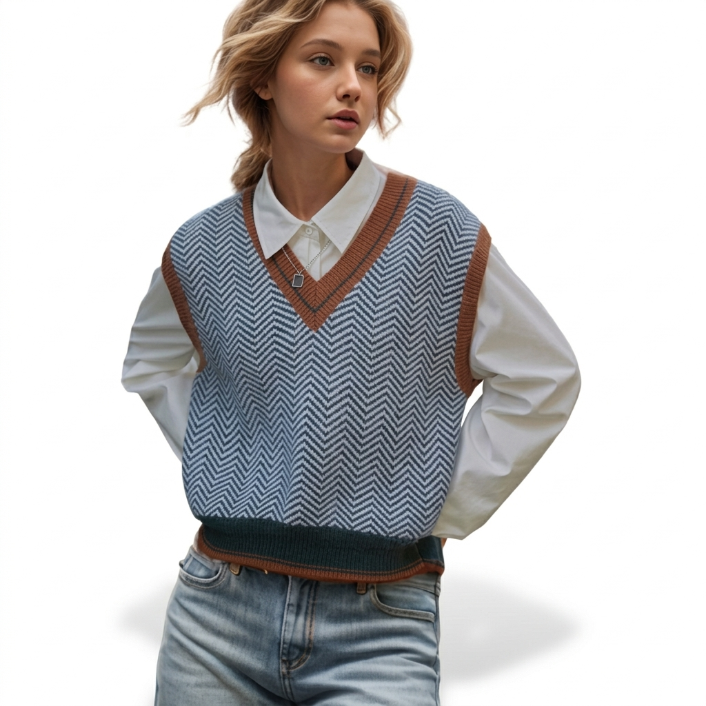 Varsity Knit Vest