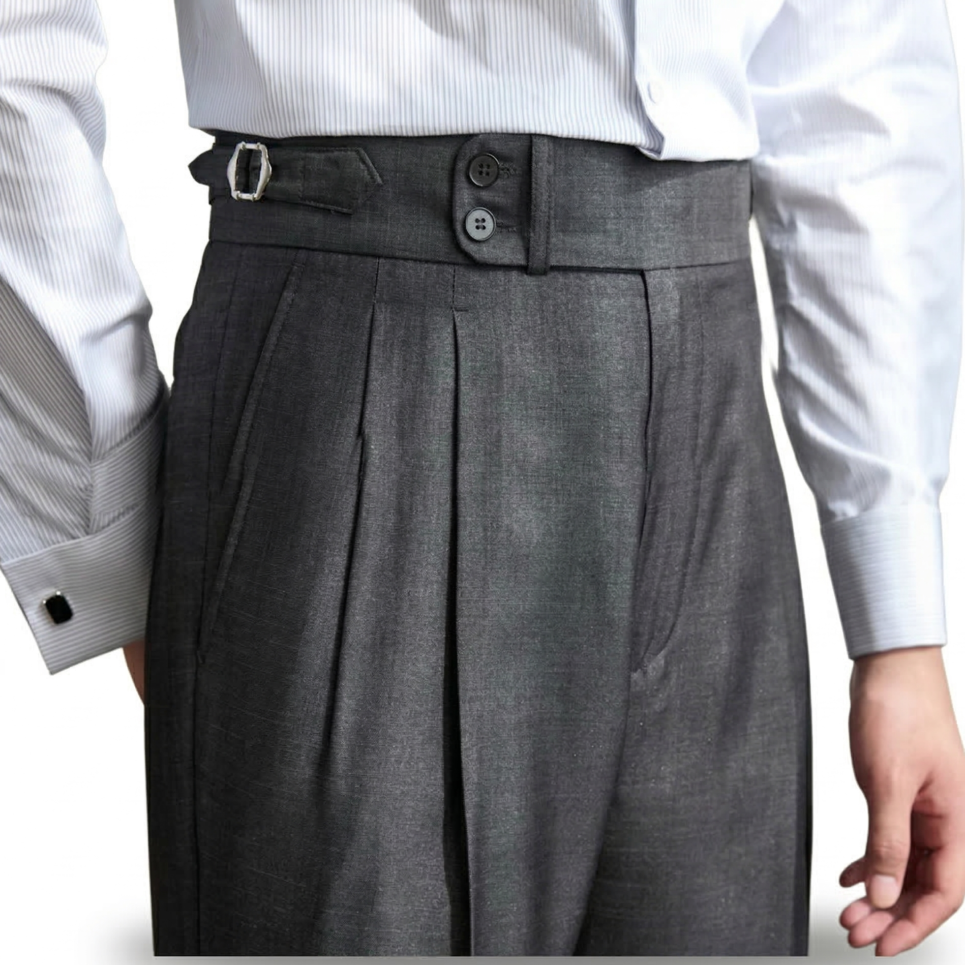 Milanese Wool Relaxed Pant