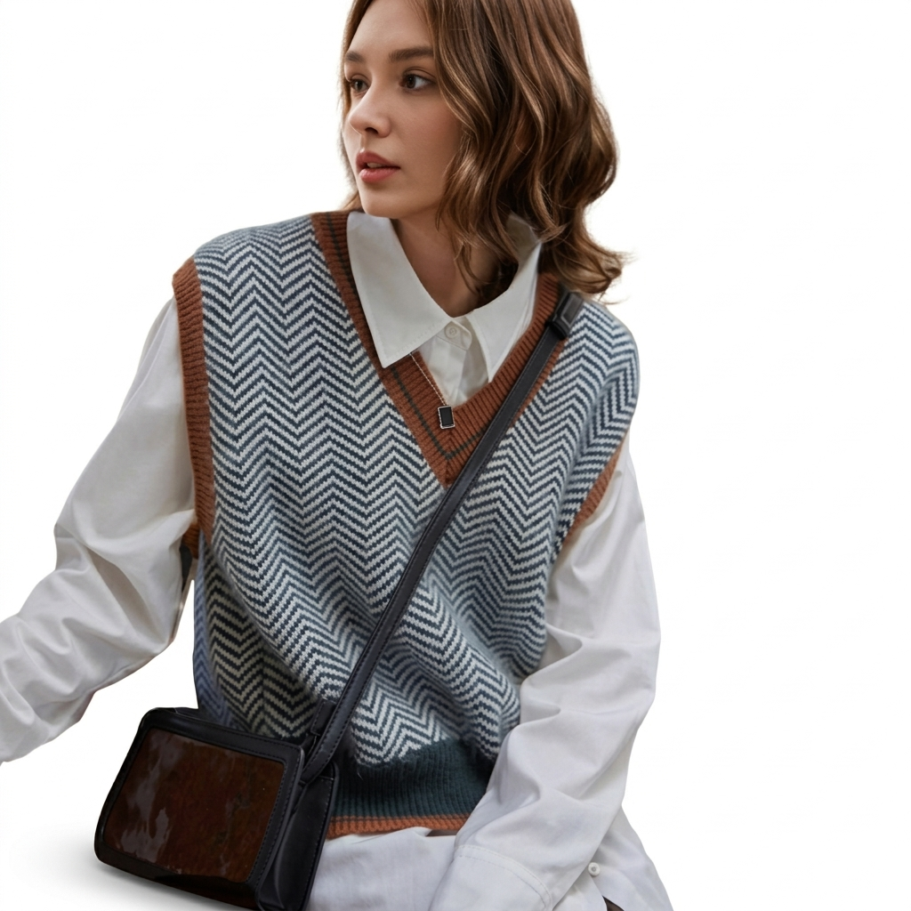 Varsity Knit Vest