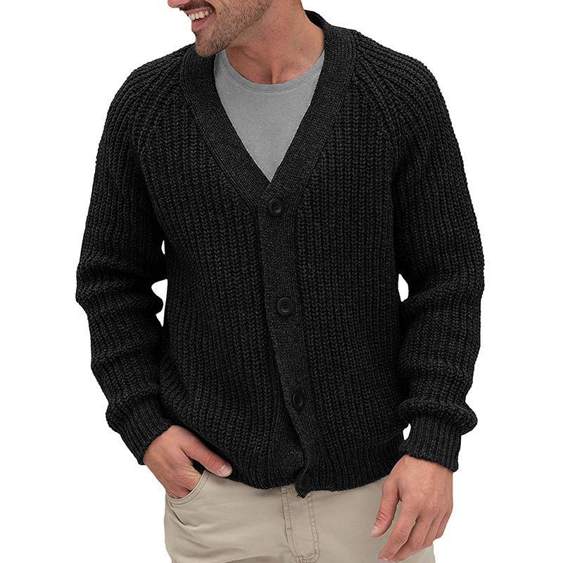Autumn And Winter New Sweater Cardigan old money style for Men