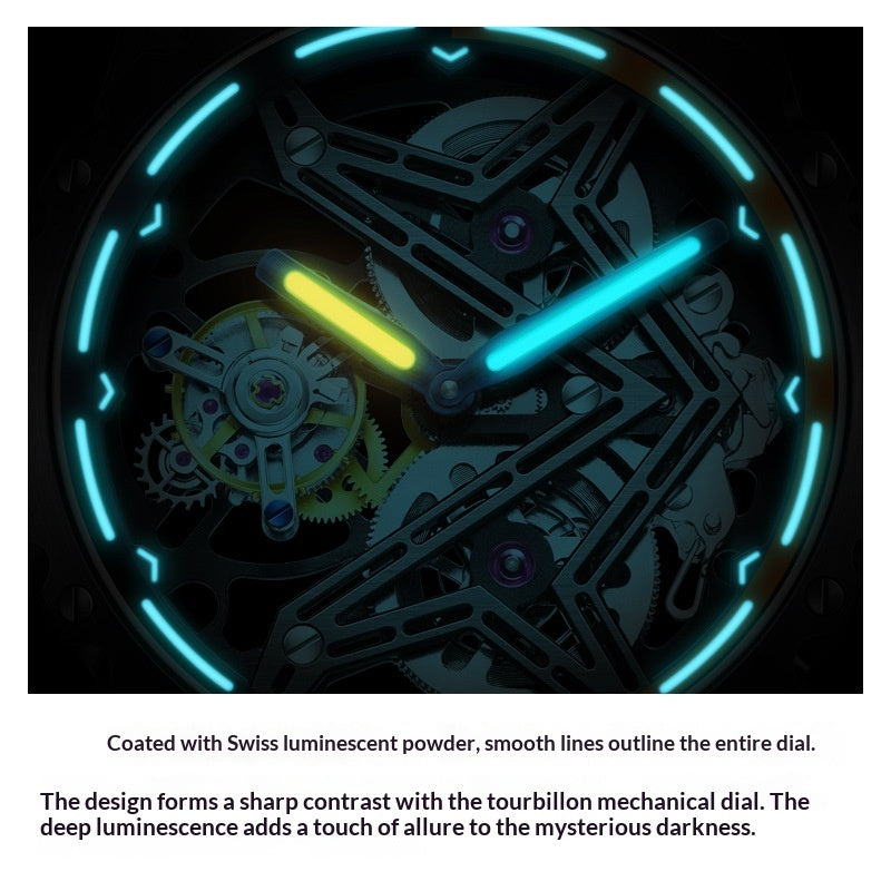 Old Money Great Wall Series Tourbillon Mechanical Watch