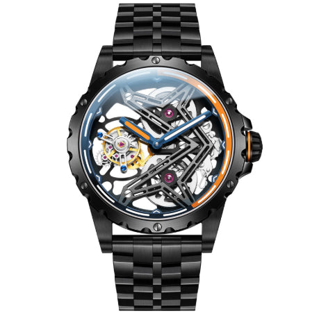 Old Money Great Wall Series Tourbillon Mechanical Watch