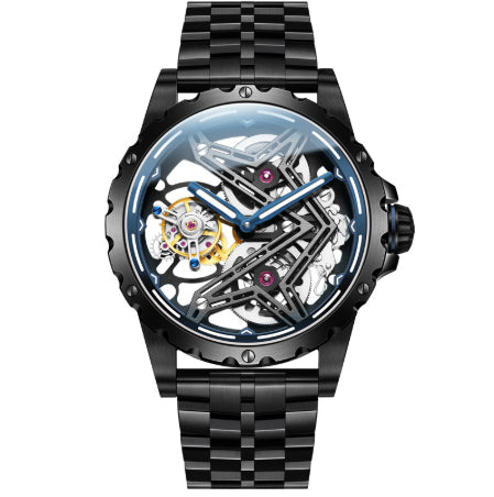 Old Money Great Wall Series Tourbillon Mechanical Watch