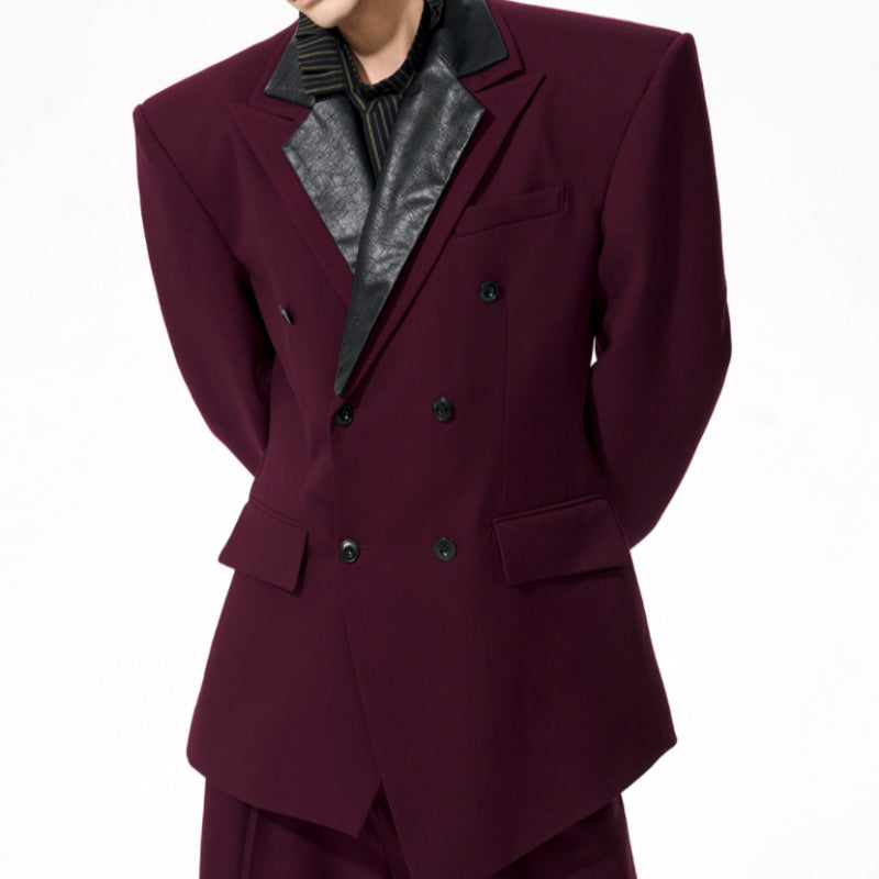 Old Money Detachable Wool Tencel Peplum Blazer