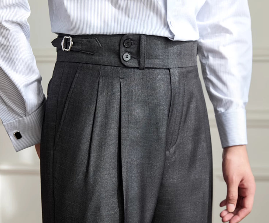 Milanese Wool Relaxed Pant